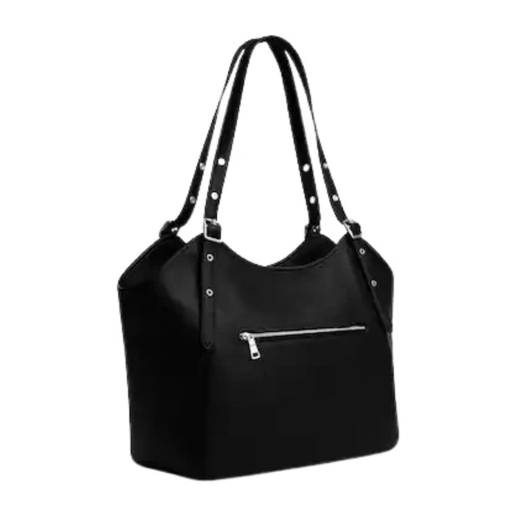 Coach Meadow Shoulder Leather Tote Bag - Picture 4 of 9